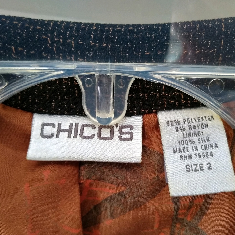 Chico"S Black/Brown Blazer View 5